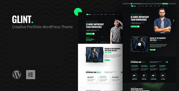 Glint 6.1.0 – Personal Portfolio WordPress Theme