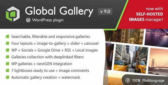 Global Gallery 10.0.2 – WordPress Responsive Gallery