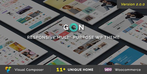 Gon 2.5.4 – Responsive Multi-Purpose WordPress Theme
