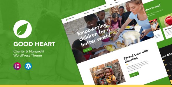 GoodHeart 1.0.2 – Charity & Nonprofit WordPress Theme