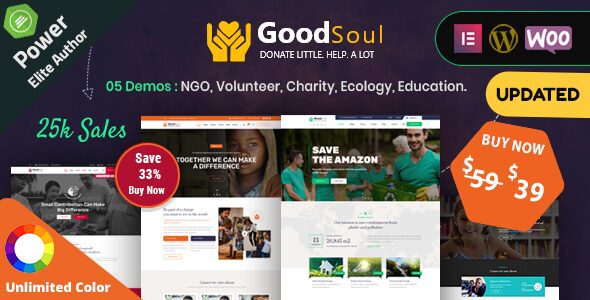 GoodSoul 2.7 – Charity & Fundraising WordPress Theme