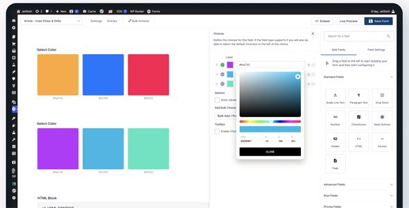Gravity Forms Color Picker 1.3.8