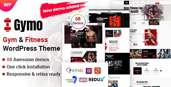Gymo 1.0.5 – Gym & Fitness WordPress Theme