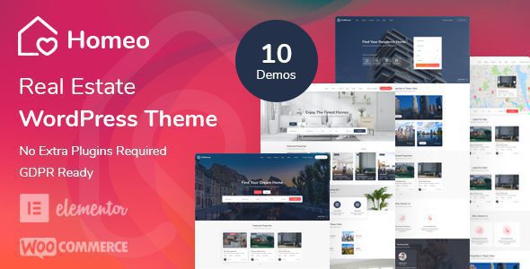 Homeo 1.2.59 – Real Estate WordPress Theme