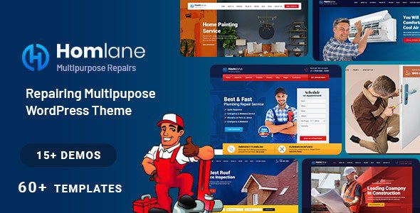 Homlane 1.6 – Multipurpose Servicing And Repairing WordPress Theme