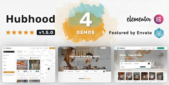 Hubhood 1.5.4 – Directory & Listing WordPress Theme