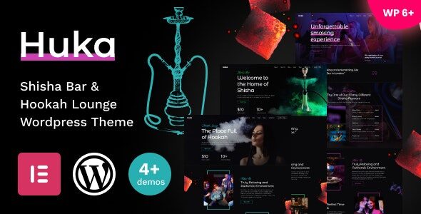 Huka 1.1 – Shisha Bar & Hookah Lounge WordPress Theme