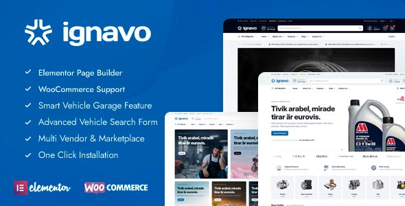 Ignavo 1.0.8 – Auto Parts WooCommerce Theme