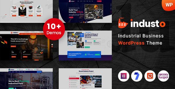Industo 1.0.7 – Factory & Industry WordPress Theme