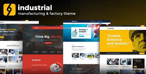Industrial 1.6.0 – Manufacturing Factory WordPress Theme