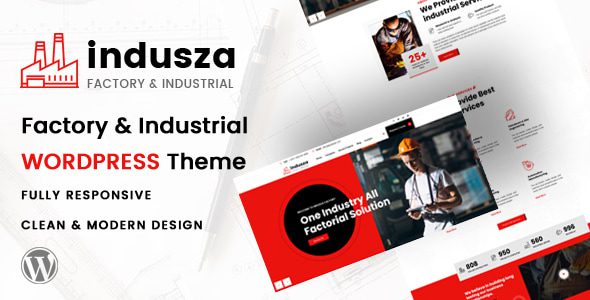 Indusza 1.3 – Industrial & Factory WordPress