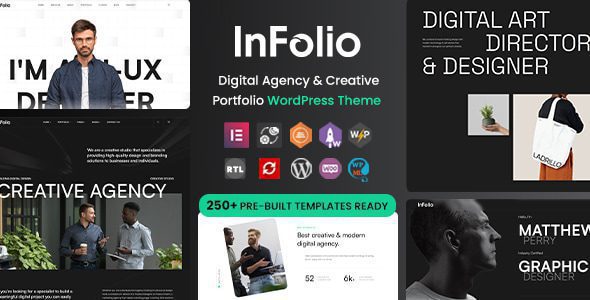 Infolio 1.0.6 – Digital Agency & Creative Portfolio WordPress Elementor Theme