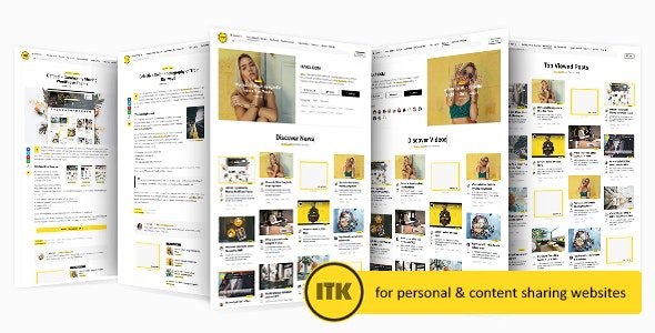 Itaka 1.7 – Content Sharing WordPress Theme