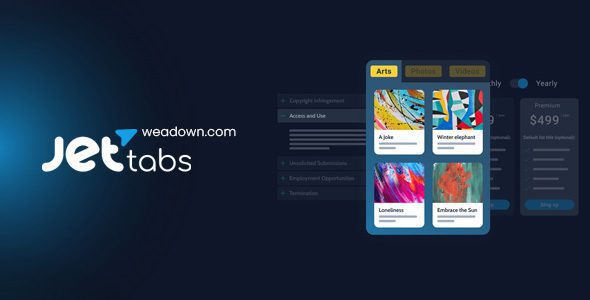 JetTabs 2.2.14 – Tabs, Toggles and Accordion blocks for Elementor