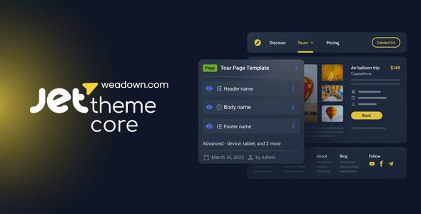 JetThemeCore 2.3.1.1 – WordPress theme builder for Elementor and Gutenberg