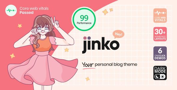Jinko 1.1.7 – Your Personal Blog Theme