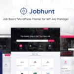 Jobhunt 2.2.1 – Job Board WordPress theme for WP Job Manager