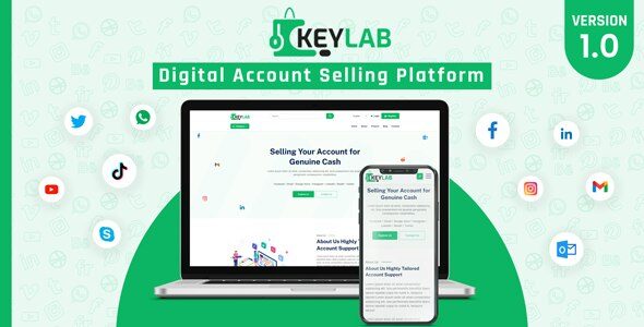 KeyLab 2.0 – Digital Account Selling Platform