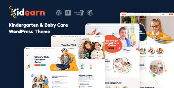 Kidearn 1.1.0 – Kindergarten & Baby Care WordPress Theme