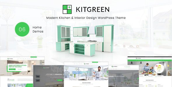 KitGreen 3.1.2 – Interior and Kitchen Design WordPress Theme