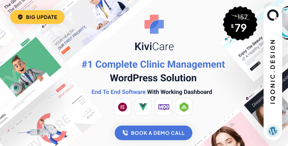 KiviCare 2.2.14 – Medical Clinic & Patient Management WordPress Solution