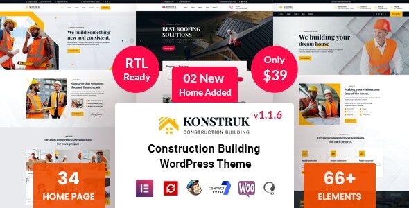 Konstruk 1.1.5 – Construction WordPress