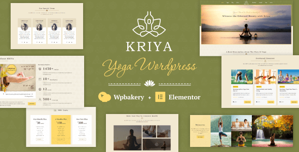 Kriya 4.3 – Yoga WordPress Theme