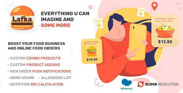 Lafka 4.5.7 – Multi Store Burger – Pizza & Food Delivery WooCommerce Theme