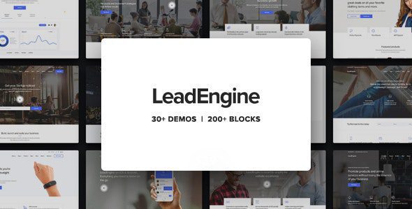 LeadEngine 5.6 – Multi-Purpose WordPress Theme with Page Builder