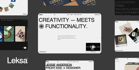 Leksa 1.4.0 – Creative Portfolio Showcase Theme