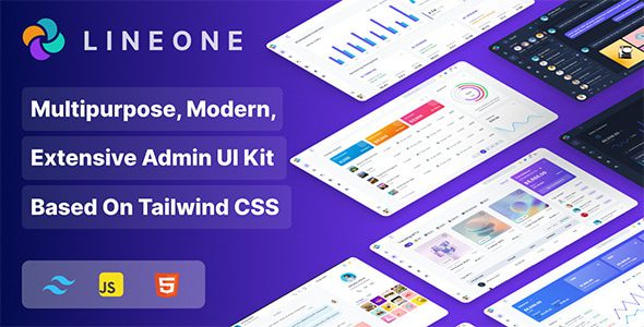 Lineone 3.2.1 – Tailwind CSS Admin Template, HTML + Laravel
