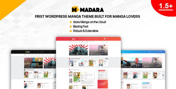 Madara 2.2.7.1 – Responsive and modern WordPress theme for manga sites