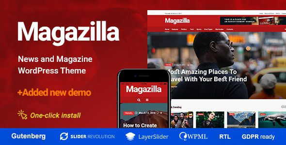 Magazilla 1.2.1 – News & Magazine Theme