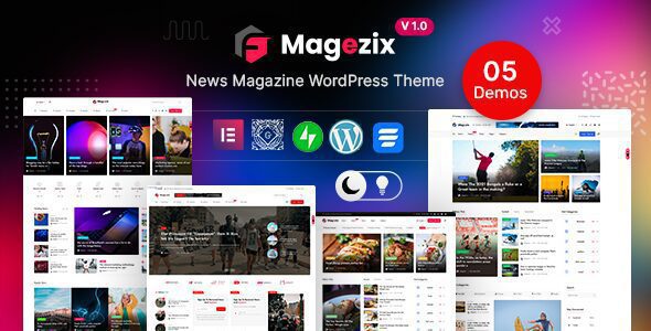 Magezix 1.0.7 – Newspaper & Magazine WordPress Theme