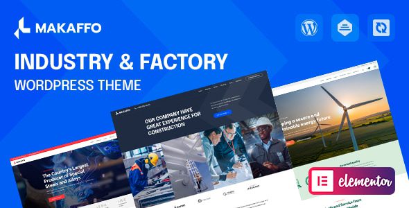 Makaffo 1.1.9 – Industry & Factory WordPress Theme