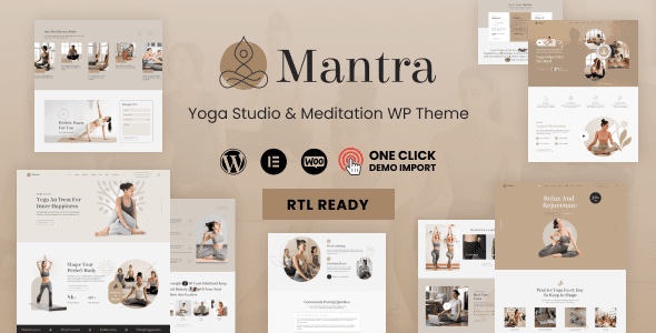 Mantra 1.0.7 – Yoga Fitness WordPress Theme