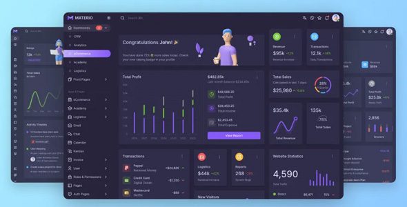 Materio 5.0.0 – MUI Next.js Admin Template Pro
