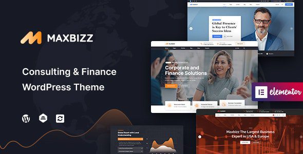 Maxbizz 1.2.3.19 – Consulting & Financial Elementor WordPress Theme