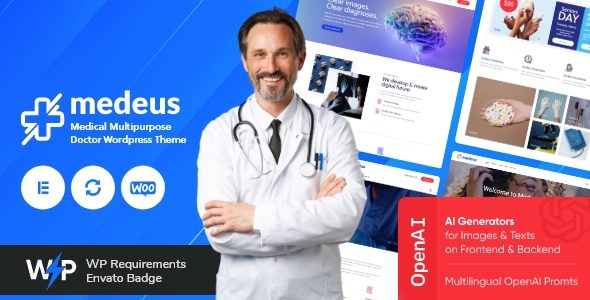 Medeus 1.19.0 – Medical WordPress Theme