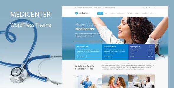 MediCenter 14.9 – Health Medical WordPress Theme