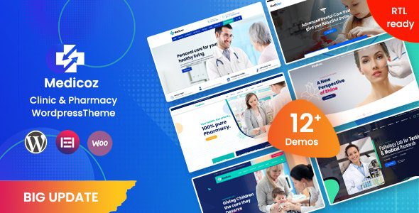 Medicoz 1.8.0 – Clinic & Pharmacy WordPress Theme
