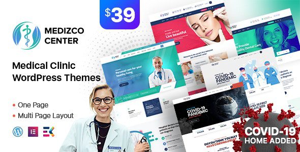 Medizco 3.7.1 – Medical Health & Dental Care Clinic WordPress Theme