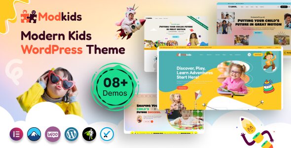 Modkids 1.0.1 – Modern Kids WordPress Theme