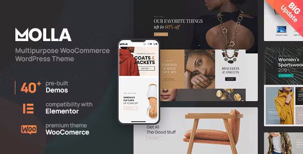 Molla 1.5.18 – Multi-Purpose WooCommerce Theme
