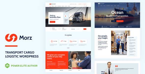 Morz 23.0 – Logistics WordPress Theme