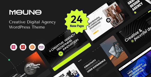 Mouno 1.0 – Creative Digital Agency WordPress Theme
