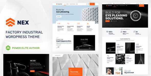 Nex 38.0 – Industrial WordPress Theme