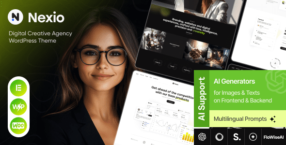 Nexio 1.5.0 – Digital Agency Creative WordPress Theme