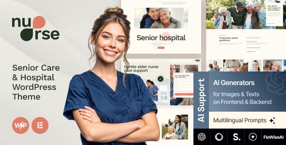 Nurse 1.0.0 – Senior Care & Hospital WordPress Theme