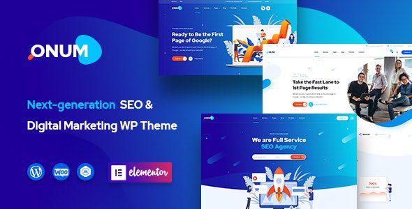 Onum 1.2.16.17 – SEO & Marketing Elementor WordPress Theme